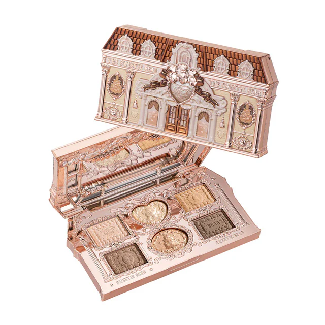 Flower Knows The Sweetie Bear 6-Color Makeup Palette 01 Buttery